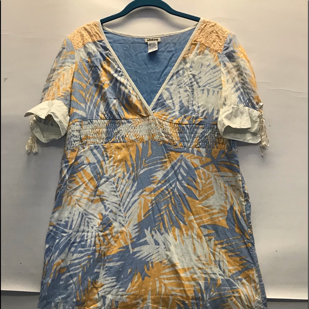 Billabong Hawaiian Summer Dress 100% Cotton Large